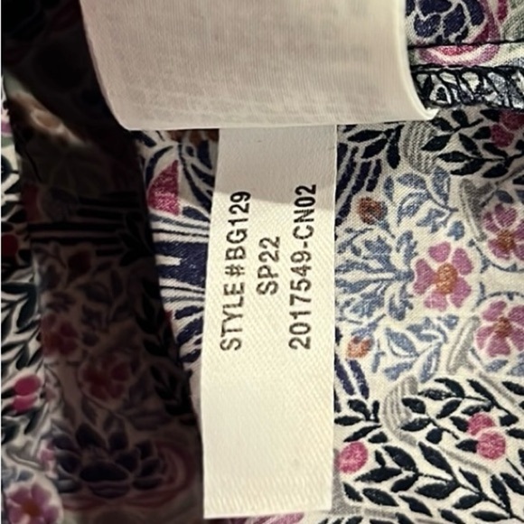 J.Crew women’s button down long sleeve cotton liberty London dress size XS NWT - Picture 10 of 10